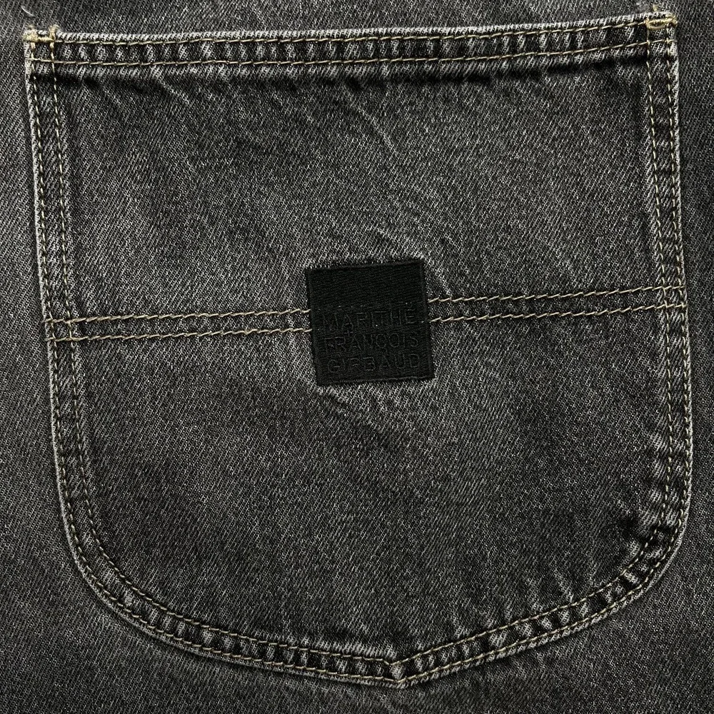 Vintage Girbaud Baggy Jeans 36L Fit 35x33 Faded Black Y2K Streetwear Hip Hop 90s